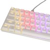 LAMTECH RGB MECHANICAL GAMING KEYBOARD BLUE SWITCH WHITE WITH TYPE-C PORT 'PLUTO'