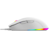 LAMTECH RGB GAMING MOUSE 6400DPI WHITE 'WHITE MOON'