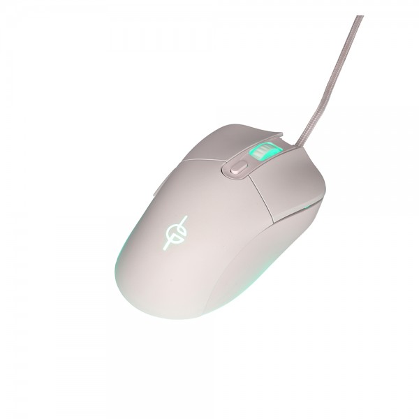 LAMTECH RGB GAMING MOUSE 6400DPI WHITE 'WHITE MOON'