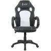 LAMTECH GAMING CHAIR B.WHITE KRONOS