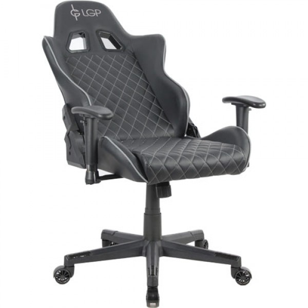 LAMTECH GAMING CHAIR BLACK/GREY SHADOW