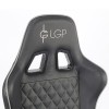 LAMTECH GAMING CHAIR BLACK/GREY SHADOW