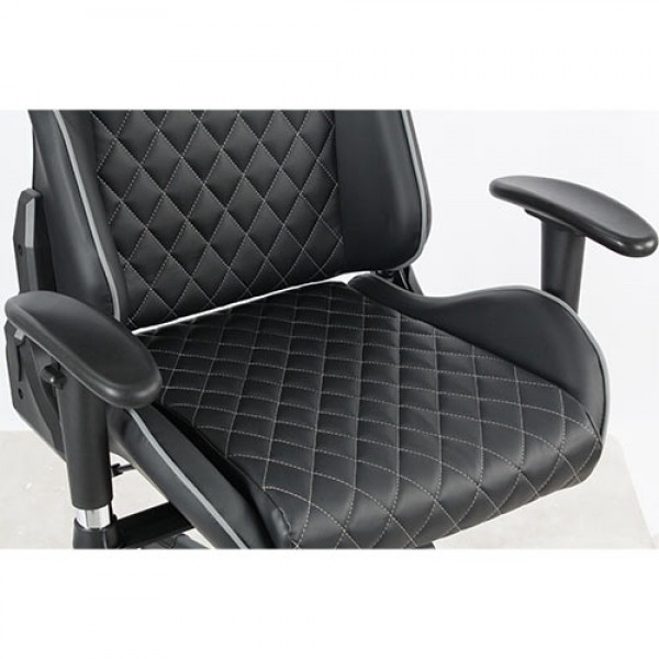 LAMTECH GAMING CHAIR BLACK/GREY SHADOW