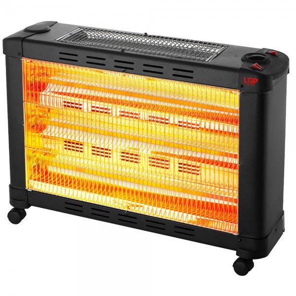 LGP MAXI ELECTRICAL QUARTZ HEATER 5-BARRED 2900W BLACK