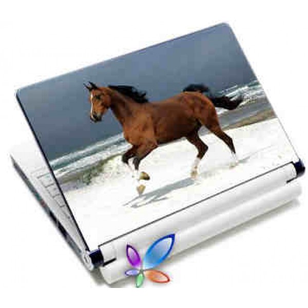 LAMTECH 9.2'-12.4' LAPTOP SKIN HORSE ON THE BEACH