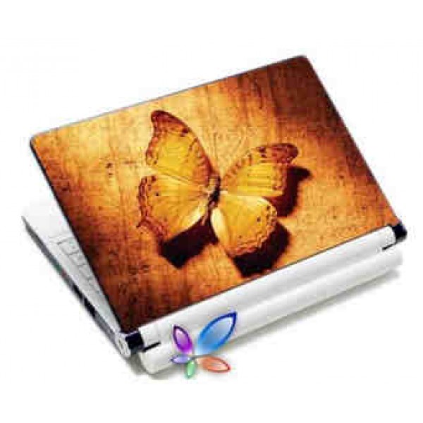 LAMTECH 9.2'-12.4' LAPTOP SKIN ORANGE BUTTERFLY