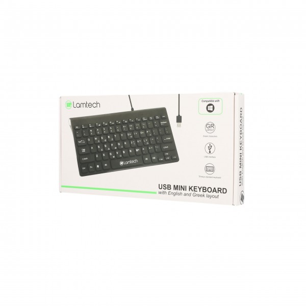 LAMTECH USB MINI KEYBOARD BLACK