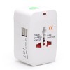 LAMTECH 2xUSB 2,4A CAR CHARGER FOR MOBILE PHONES WHITE