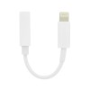 LAMTECH LIGHTNING ADAPTER CABLE AUDIO JACK 3,5MM WHITE