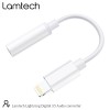 LAMTECH LIGHTNING ADAPTER CABLE AUDIO JACK 3,5MM WHITE