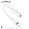 LAMTECH LIGHTNING ADAPTER CABLE AUDIO JACK 3,5MM WHITE