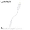 LAMTECH LIGHTNING ADAPTER CABLE AUDIO JACK 3,5MM WHITE