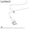 LAMTECH CHARGING & DATACABLE LIGHTNING 1m  WHITE