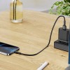 LAMTECH CHARGING & DATACABLE LIGHTNING 1m BLACK