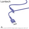 LAMTECH CHARGING & DATACABLE LIGHTNING 1m BLUE