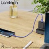 LAMTECH CHARGING & DATACABLE LIGHTNING 1m BLUE