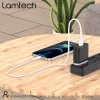 LAMTECH CHARGING & DATACABLE LIGHTNING 2m WHITE