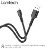 LAMTECH CHARGING & DATACABLE LIGHTNING 2m BLACK