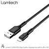 LAMTECH CHARGING & DATACABLE LIGHTNING 2m BLACK