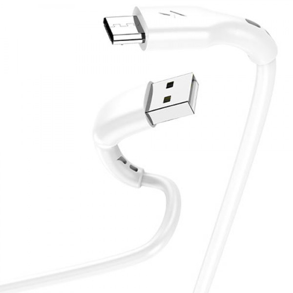 LAMTECH DATACABLE MICRO USB 1m WHITE