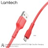 LAMTECH DATACABLE MICRO USB 1m RED