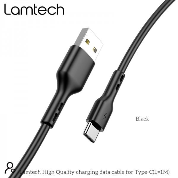 LAMTECH DATACABLE TYPE C 1m BLACK