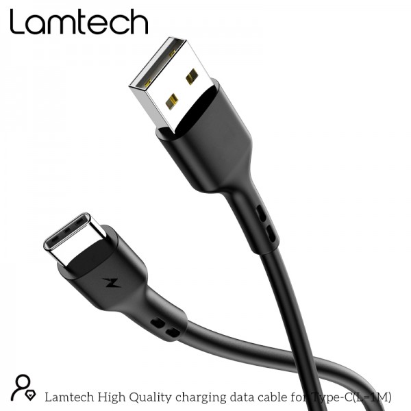 LAMTECH DATACABLE TYPE C 1m BLACK