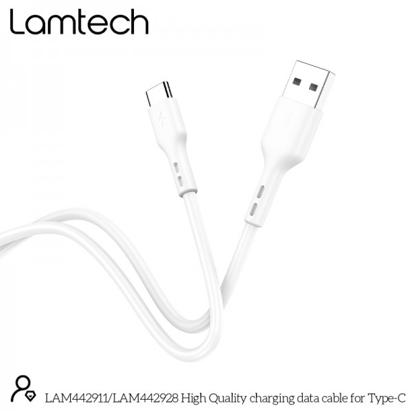 LAMTECH DATACABLE TYPE C 1m WHITE