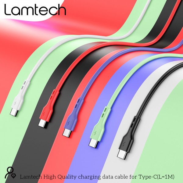 LAMTECH DATACABLE TYPE C 1m WHITE