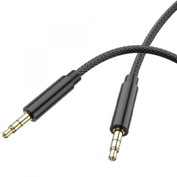 LAMTECH AUDIOCABLE BRAIDED 1m 3.5mm to 3.5mm BLACK