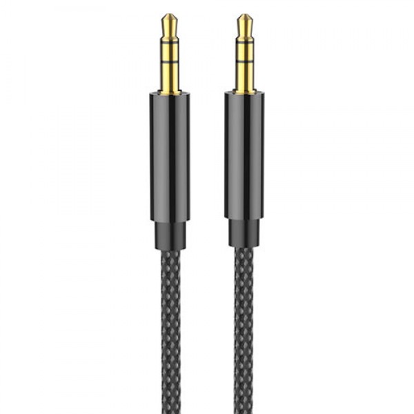 LAMTECH AUDIOCABLE BRAIDED 1m 3.5mm to 3.5mm BLACK