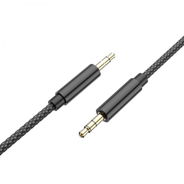 LAMTECH AUDIOCABLE BRAIDED 1m 3.5mm to 3.5mm BLACK