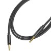 LAMTECH AUDIOCABLE BRAIDED 1m 3.5mm to 3.5mm BLACK