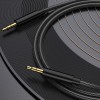 LAMTECH AUDIOCABLE BRAIDED 1m 3.5mm to 3.5mm BLACK