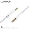 LAMTECH AUDIOCABLE BRAIDED 1m 3.5mm to 3.5mm WHITE