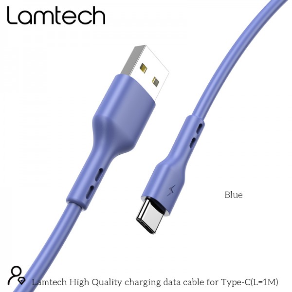 LAMTECH DATACABLE TYPE C 1m BLUE