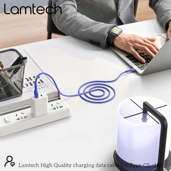 LAMTECH DATACABLE TYPE C 1m BLUE