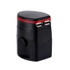 LAMTECH UNIVERSAL TRAVEL POWER ADAPTER BLACK