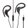 LAMTECH SPORT MOBILE EARPHONES WITH MIC BLACK