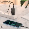 LAMTECH TRAVEL WALL CHARGER 2.1A WITH 2xUSB BLACK