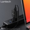 LAMTECH TRAVEL WALL CHARGER 2.1A WITH 2xUSB BLACK