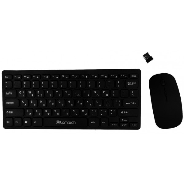 LAMTECH MINI WIRELESS 2,4G KEYBOARD AND MOUSE GR LAYOUT