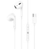 LAMTECH TYPE-C MOBILE EARPHONES WITH MICROPHONE WHITE