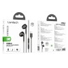 LAMTECH TYPE-C MOBILE EARPHONES WITH MICROPHONE BLACK