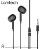 LAMTECH HANDSFREE STEREO 3,5mm JACK WITH MIC BLACK