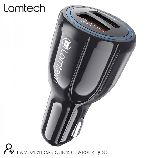 LAMTECH CAR QUICK CHARGER QC3.0 3.1A