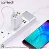 LAMTECH WALL QUICK CHARGER QC3.0 2x2.1A