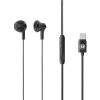 LAMTECH TYPE-C SMARTPHONE EARPHONES WITH MIC BLACK