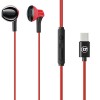 LAMTECH TYPE-C SMARTPHONE EARPHONES WITH MIC RED