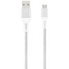 LAMTECH MICRO USB HIGH QUALITY UNBREAKABLE CABLE SILVER 2M